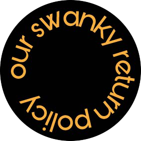 Swanky Tee's Return Policy Circle Logo