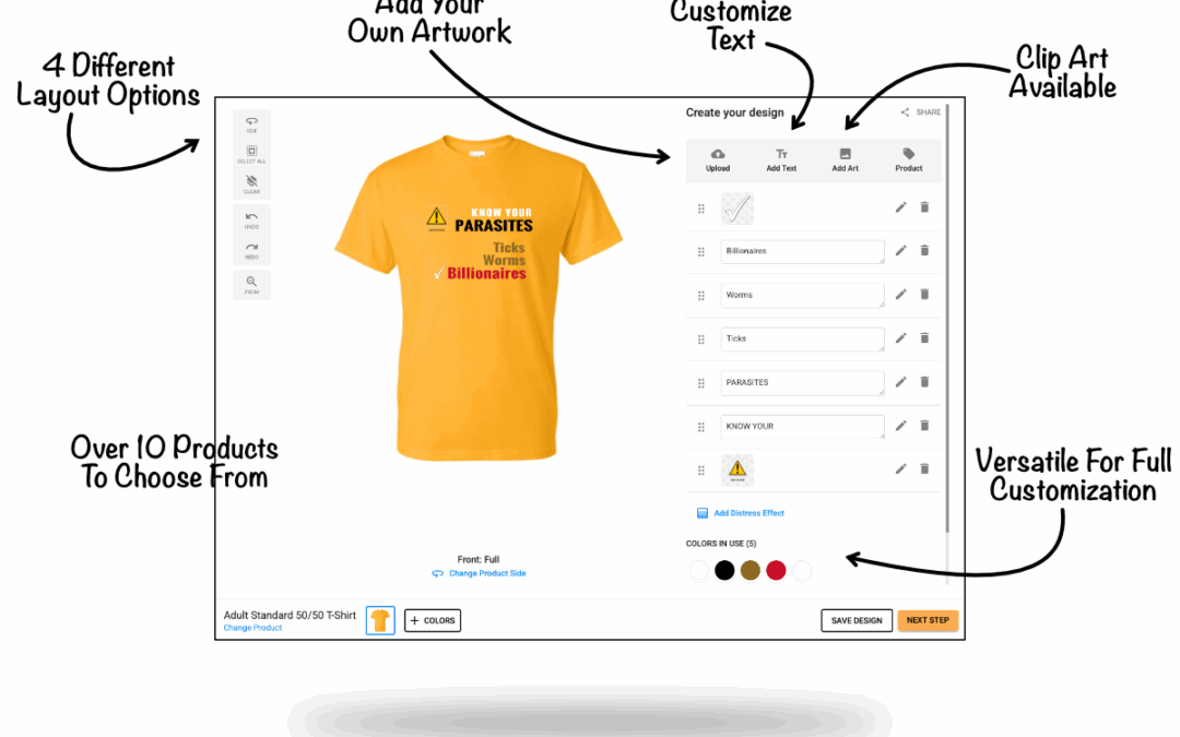 Design Your Own Tee? Oh Yeah—We Make It Stupid Easy